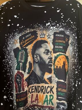 Kendrick inspired Graphic Tee - Black